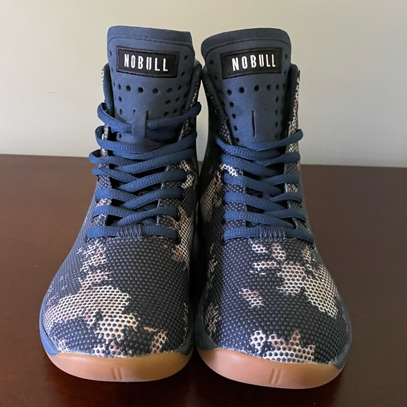 NoBull Dark Floral High Top Trainer - Picture 2 of 8